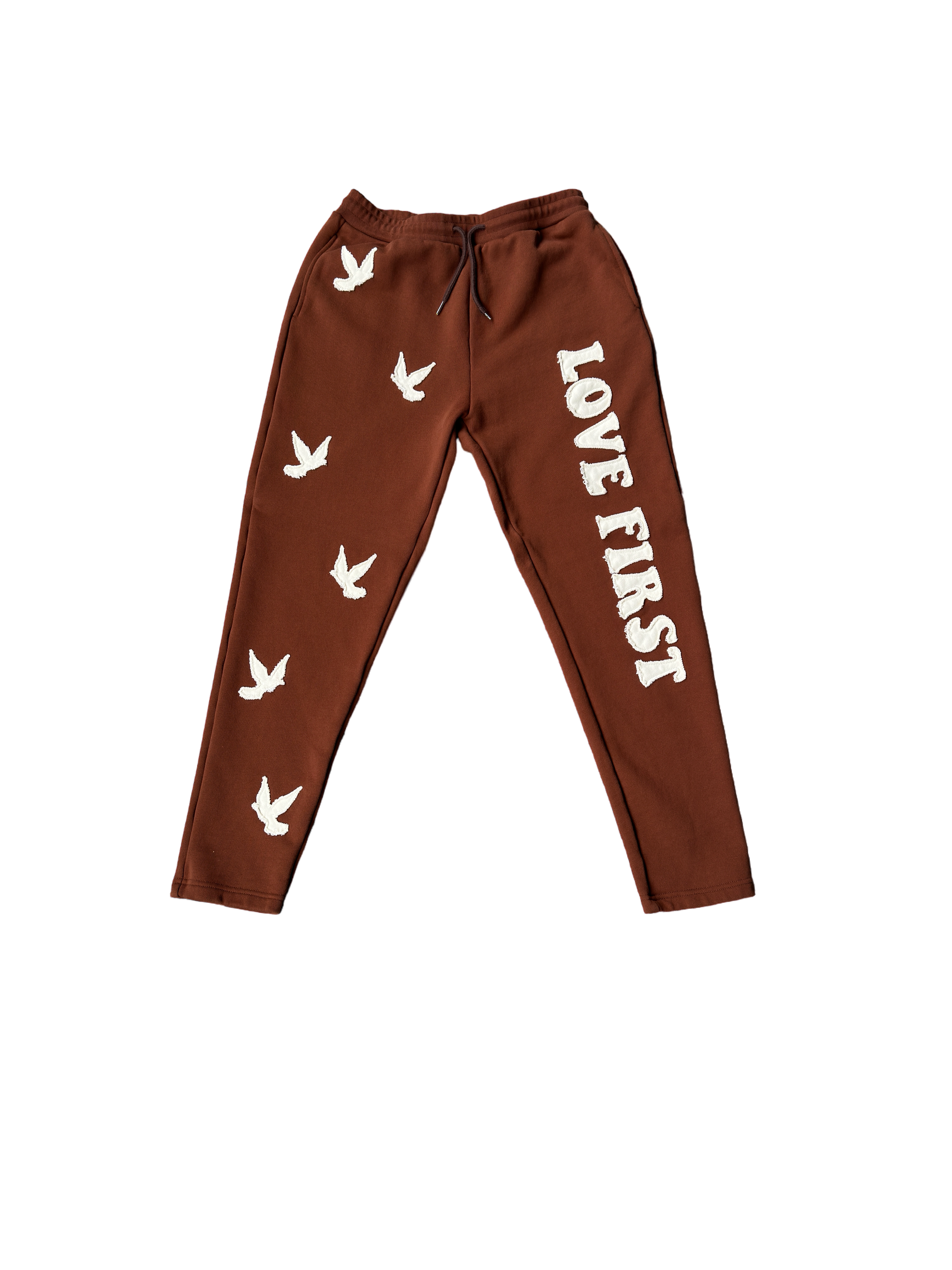 Love First Brown Sweatpants