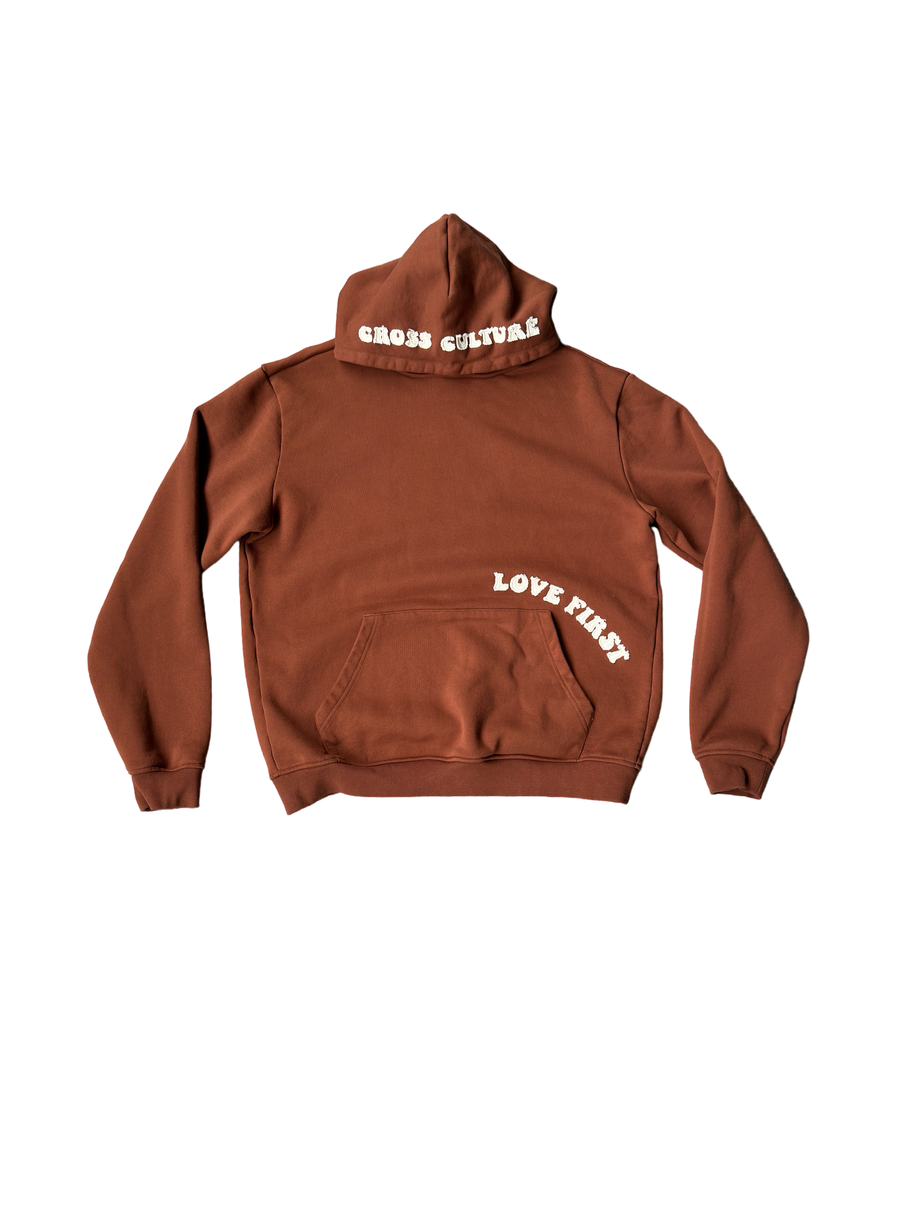 Love First Brown Hoodie